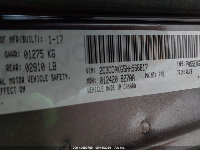 Photo 8 VIN: 2C3CCAKG5HH566817 - CHRYSLER 300 