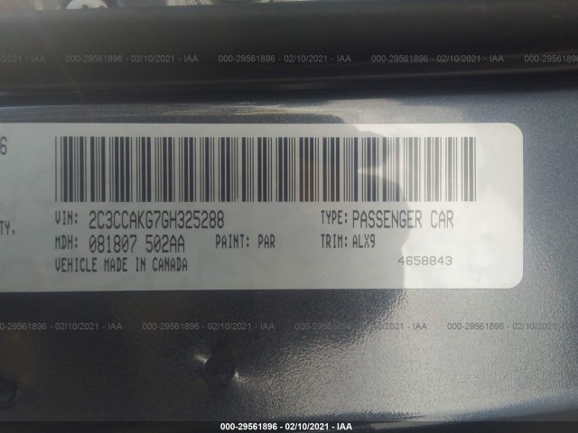 Photo 8 VIN: 2C3CCAKG7GH325288 - CHRYSLER 300 