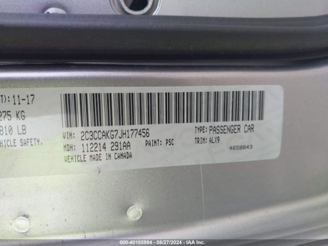 Photo 8 VIN: 2C3CCAKG7JH177456 - CHRYSLER 300 