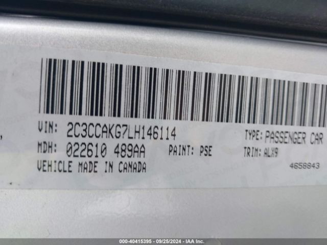 Photo 8 VIN: 2C3CCAKG7LH146114 - CHRYSLER 300 