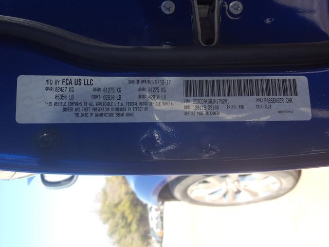 Photo 9 VIN: 2C3CCAKG8JH175201 - CHRYSLER 300 LIMITE 