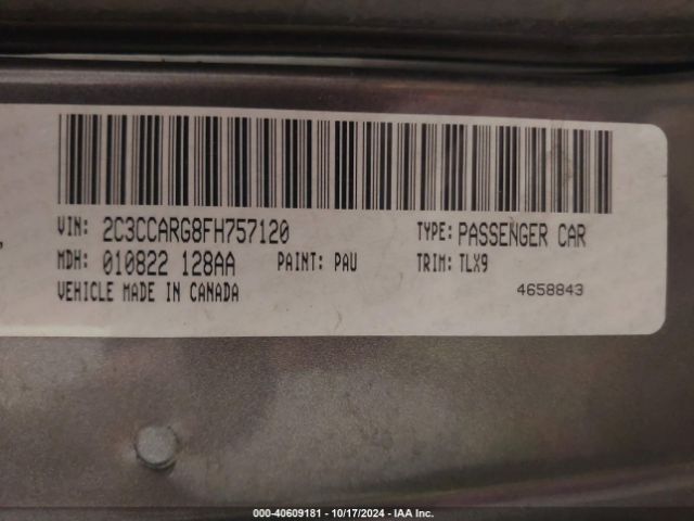 Photo 8 VIN: 2C3CCARG8FH757120 - CHRYSLER 300 