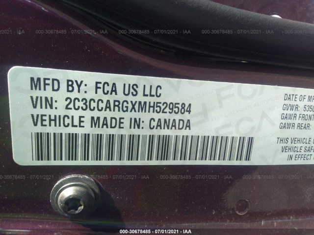 Photo 8 VIN: 2C3CCARGXMH529584 - CHRYSLER 300 