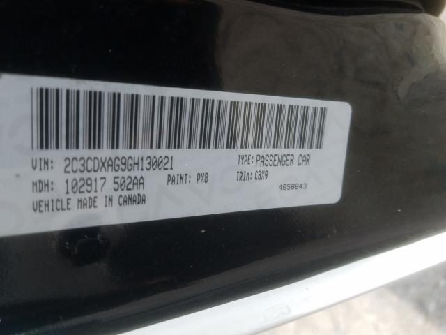 Photo 9 VIN: 2C3CDXAG9GH130021 - DODGE CHARGER PO 