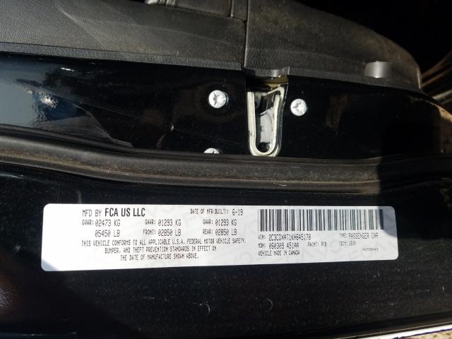 Photo 9 VIN: 2C3CDXAT1KH645178 - DODGE CHARGER PO 