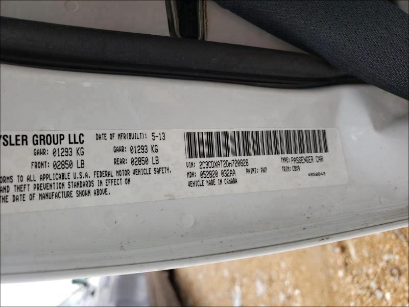 Photo 9 VIN: 2C3CDXAT2DH720828 - DODGE CHARGER PO 