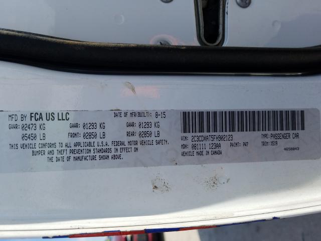 Photo 9 VIN: 2C3CDXAT5FH902123 - DODGE CHARGER PO 