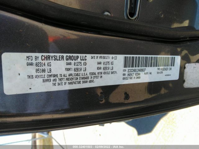 Photo 8 VIN: 2C3CDXBG1DH689637 - DODGE CHARGER 