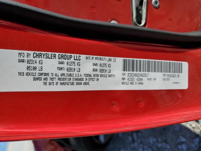 Photo 11 VIN: 2C3CDXBG2DH623517 - DODGE CHARGER SE 