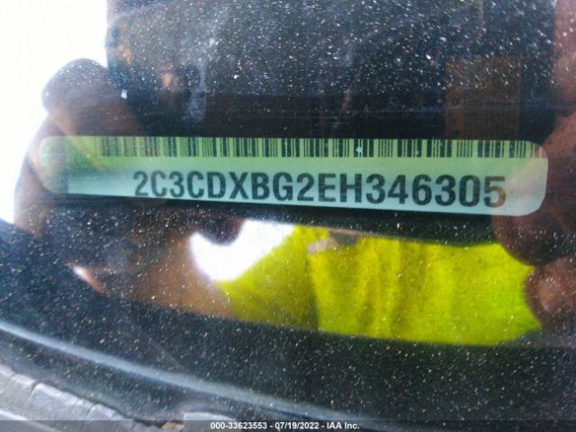 Photo 8 VIN: 2C3CDXBG2EH346305 - DODGE CHARGER 