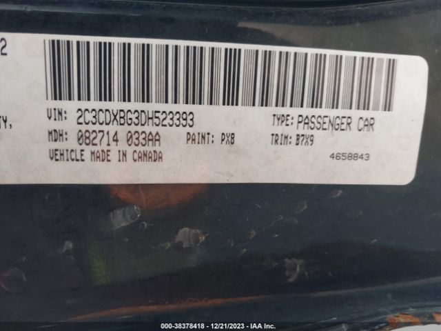 Photo 8 VIN: 2C3CDXBG3DH523393 - DODGE CHARGER 