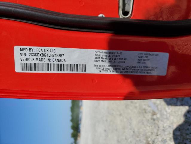 Photo 11 VIN: 2C3CDXBG4LH215857 - DODGE CHARGER SX 