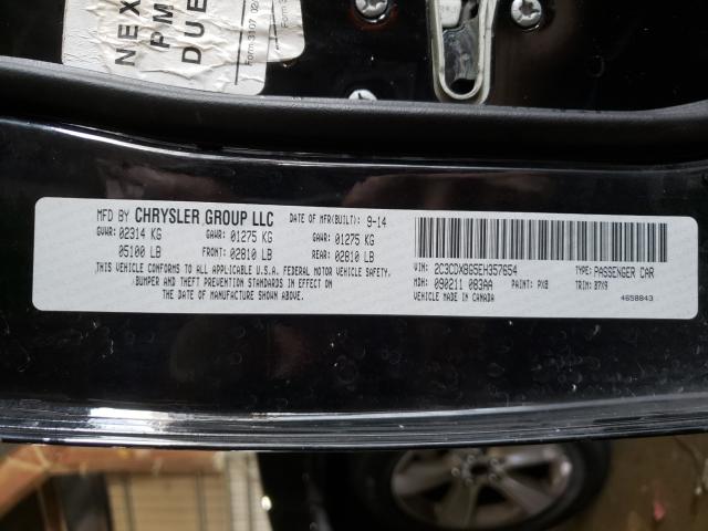 Photo 9 VIN: 2C3CDXBG5EH357654 - DODGE CHARGER SE 