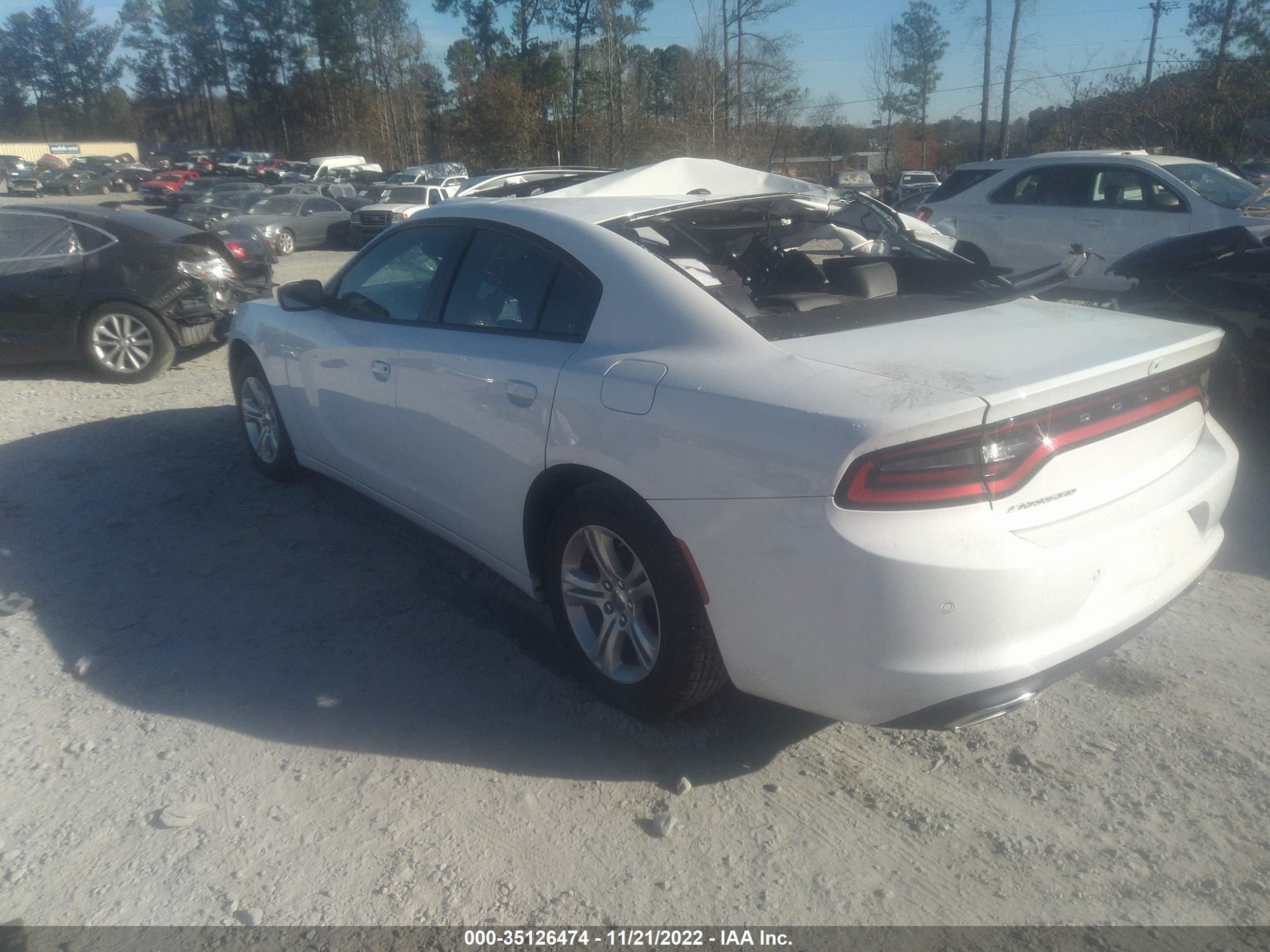 Photo 2 VIN: 2C3CDXBG5NH201484 - DODGE CHARGER 