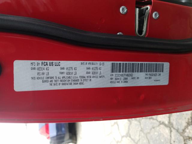 Photo 9 VIN: 2C3CDXBG7FH862452 - DODGE CHARGER SE 