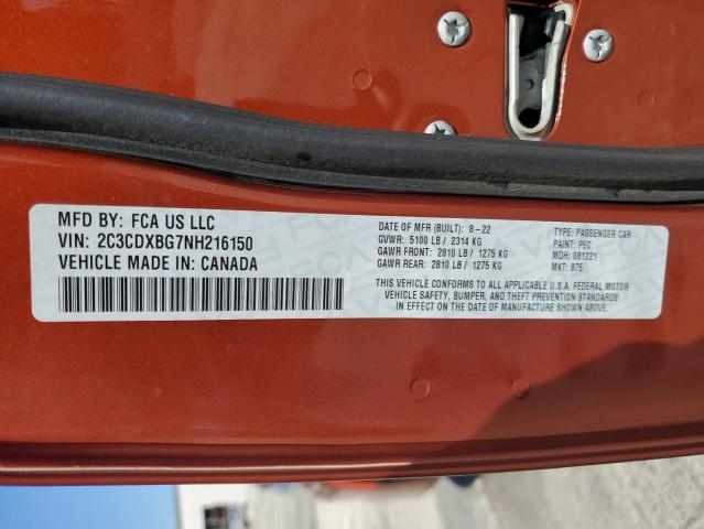 Photo 11 VIN: 2C3CDXBG7NH216150 - DODGE CHARGER SX 