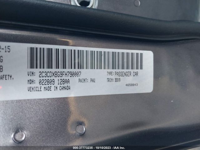 Photo 8 VIN: 2C3CDXBG9FH790007 - DODGE CHARGER 