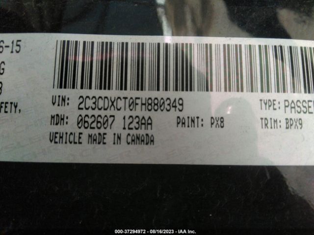 Photo 8 VIN: 2C3CDXCT0FH880349 - DODGE CHARGER 