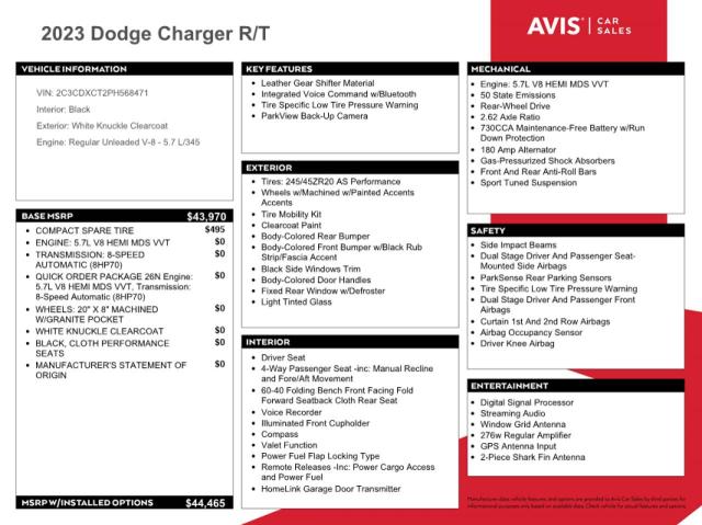 Photo 11 VIN: 2C3CDXCT2PH568471 - DODGE CHARGER 