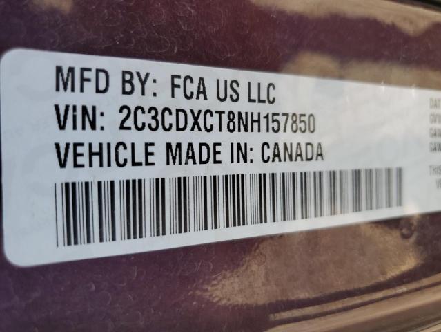 Photo 11 VIN: 2C3CDXCT8NH157850 - DODGE CHARGER 