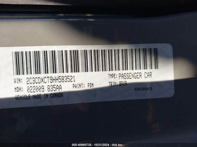 Photo 8 VIN: 2C3CDXCT9HH583521 - DODGE CHARGER 