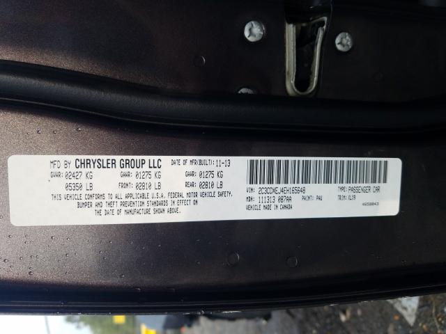 Photo 9 VIN: 2C3CDXEJ4EH165648 - DODGE CHARGER SR 