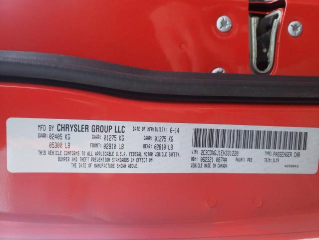 Photo 9 VIN: 2C3CDXGJ1EH331220 - DODGE CHARGER SU 