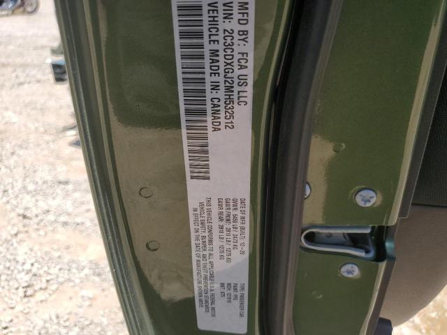 Photo 11 VIN: 2C3CDXGJ2MH532512 - DODGE CHARGER 