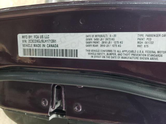 Photo 9 VIN: 2C3CDXGJ9LH171391 - DODGE CHARGER SC 