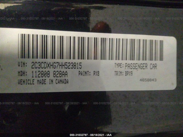 Photo 8 VIN: 2C3CDXHG7HH523815 - DODGE CHARGER 