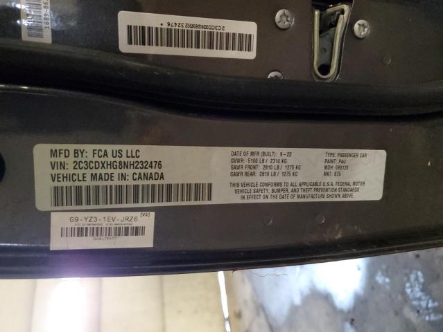 Photo 11 VIN: 2C3CDXHG8NH232476 - DODGE CHARGER 