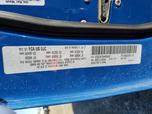 Photo 9 VIN: 2C3CDXKT6HH664087 - DODGE CHARGER PO 