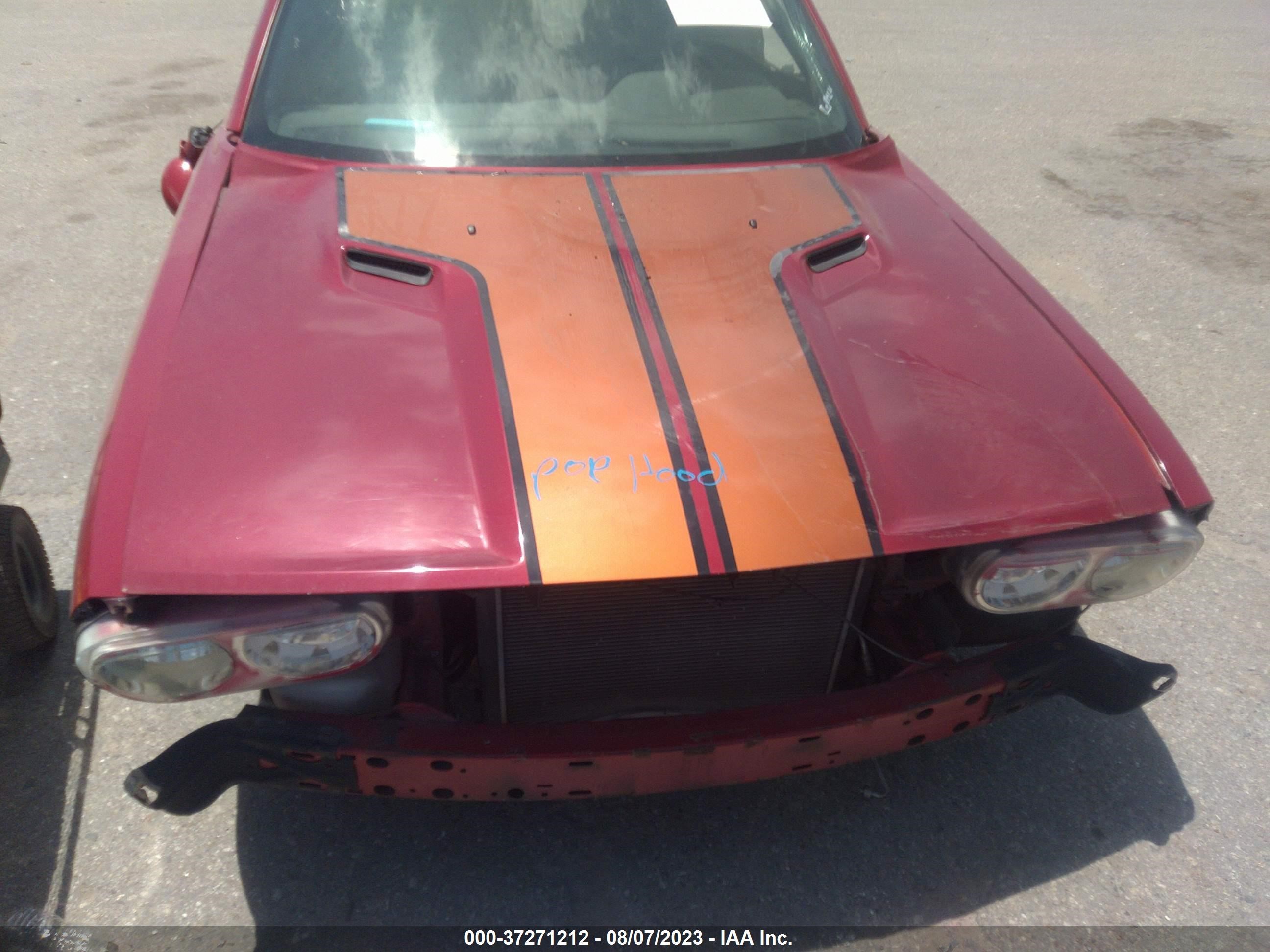 Photo 9 VIN: 2C3CDYAGXDH536679 - DODGE CHALLENGER 