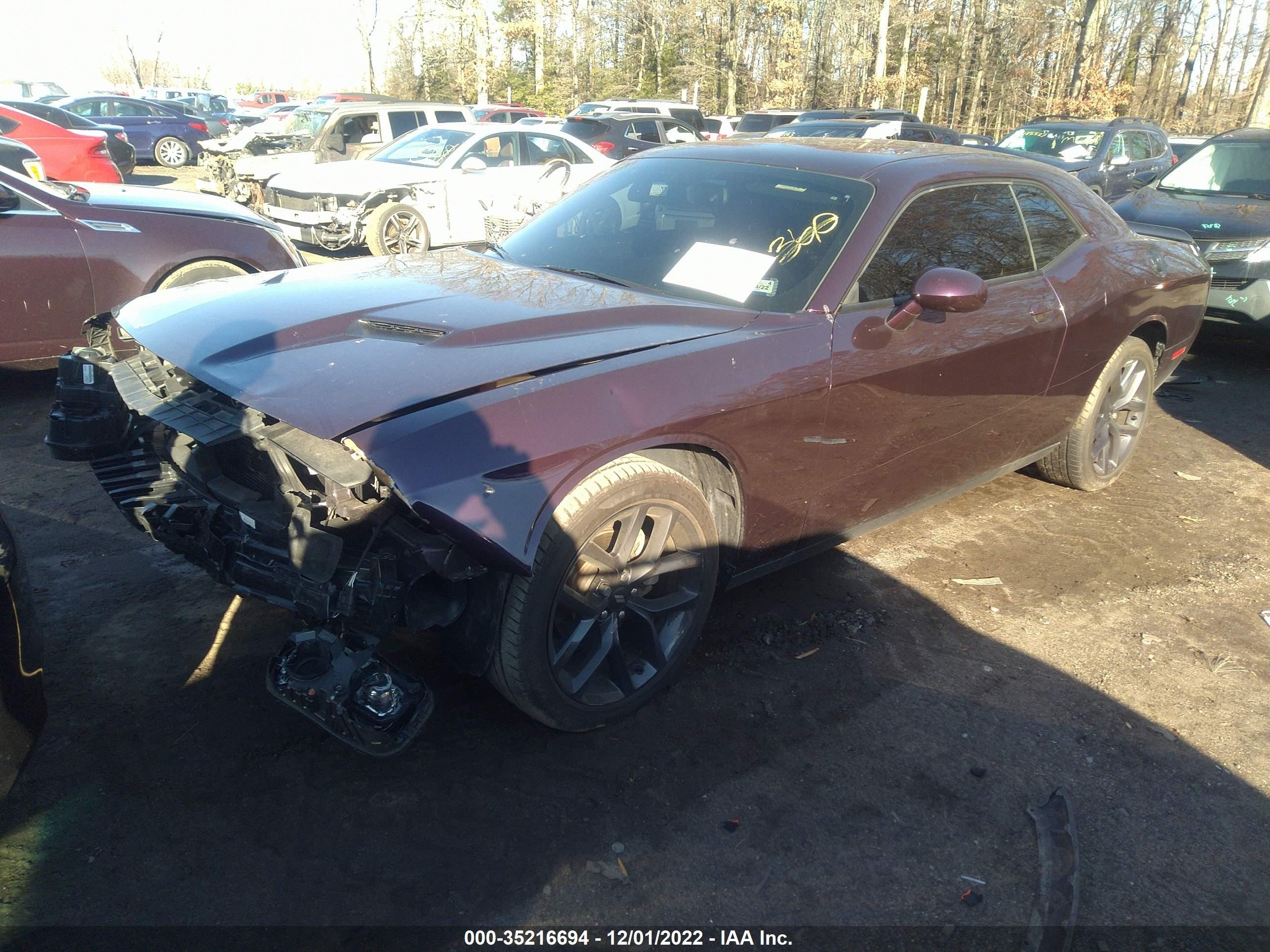 Photo 1 VIN: 2C3CDZAG9MH597298 - DODGE CHALLENGER 