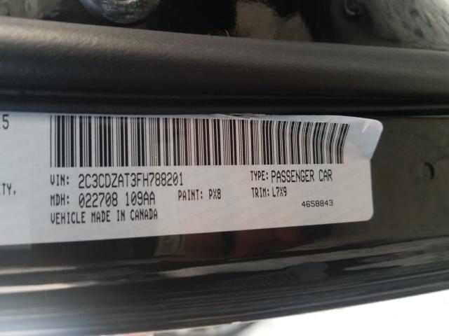 Photo 9 VIN: 2C3CDZAT3FH788201 - DODGE CHALLENGER 