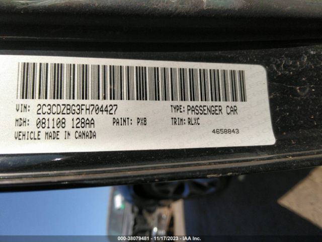 Photo 8 VIN: 2C3CDZBG3FH704427 - DODGE CHALLENGER 