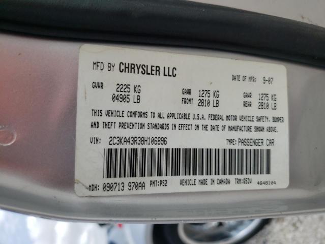 Photo 9 VIN: 2C3KA43R38H106896 - CHRYSLER 300 LX 