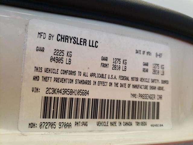 Photo 9 VIN: 2C3KA43R58H105684 - CHRYSLER 300 LX 