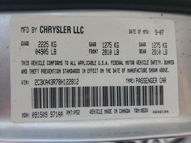 Photo 11 VIN: 2C3KA43R78H122812 - CHRYSLER 300 