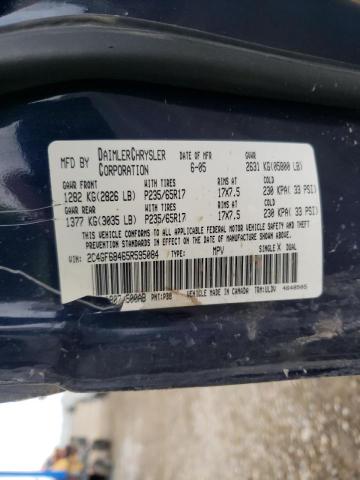 Photo 9 VIN: 2C4GF68465R595084 - CHRYSLER PACIFICA T 