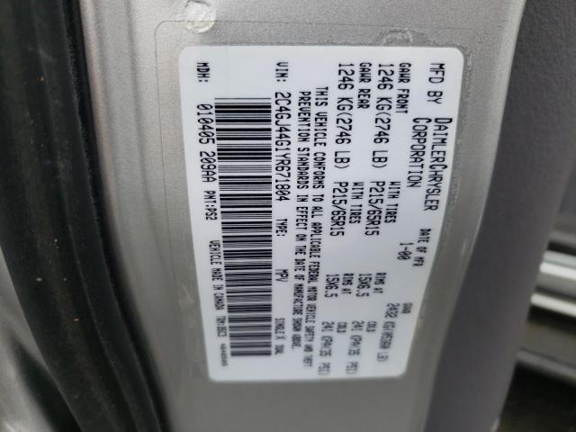 Photo 12 VIN: 2C4GJ44G1YR671804 - CHRYSLER GRAND VOYA 