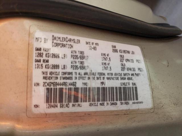 Photo 9 VIN: 2C4GM68444R614462 - CHRYSLER PACIFICA 