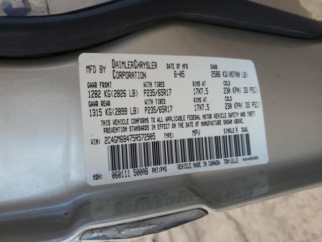 Photo 13 VIN: 2C4GM68475R572905 - CHRYSLER PACIFICA 