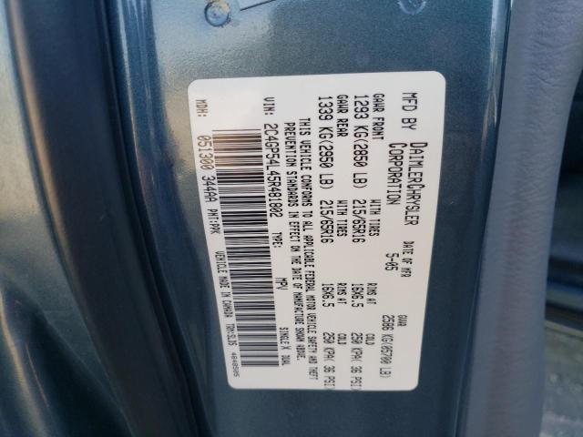 Photo 12 VIN: 2C4GP54L45R481802 - CHRYSLER TOWN & COU 