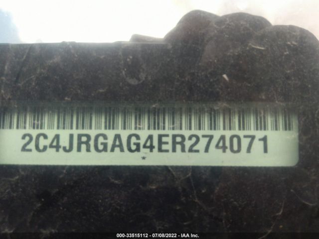 Photo 8 VIN: 2C4JRGAG4ER274071 - RAM CARGO VAN 