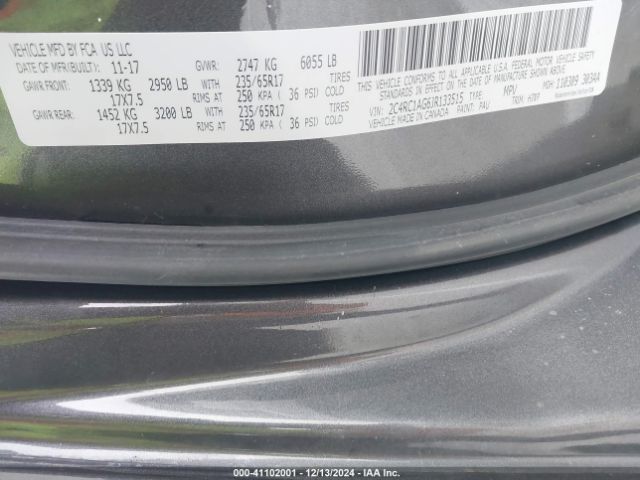 Photo 8 VIN: 2C4RC1AG6JR133515 - CHRYSLER PACIFICA 