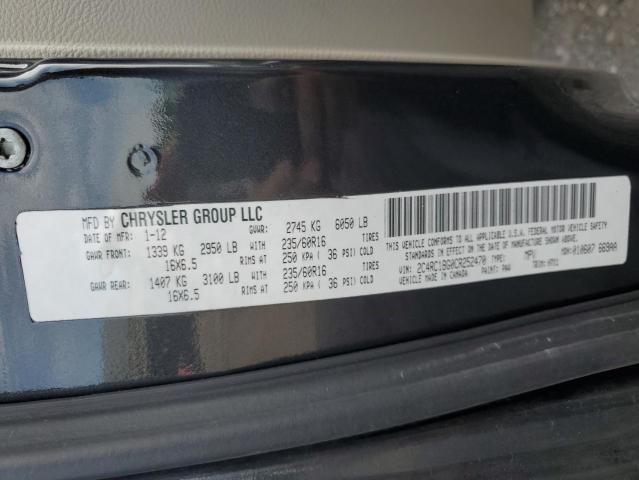 Photo 13 VIN: 2C4RC1BG0CR252470 - CHRYSLER MINIVAN 