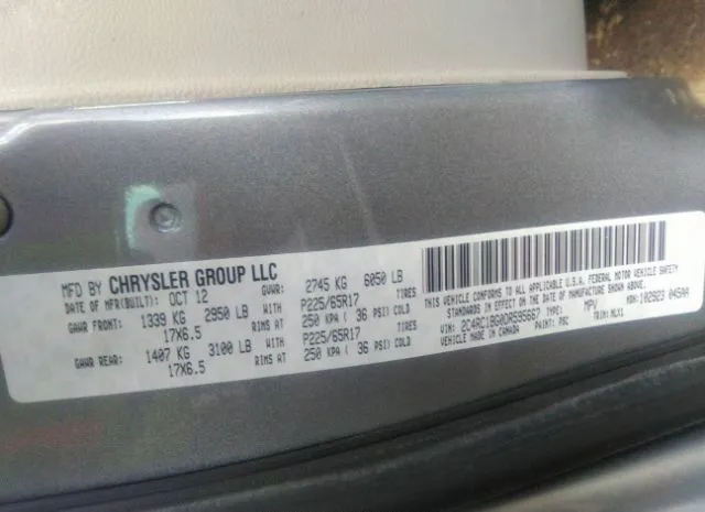 Photo 8 VIN: 2C4RC1BG0DR595667 - CHRYSLER TOWN & COUNTRY 