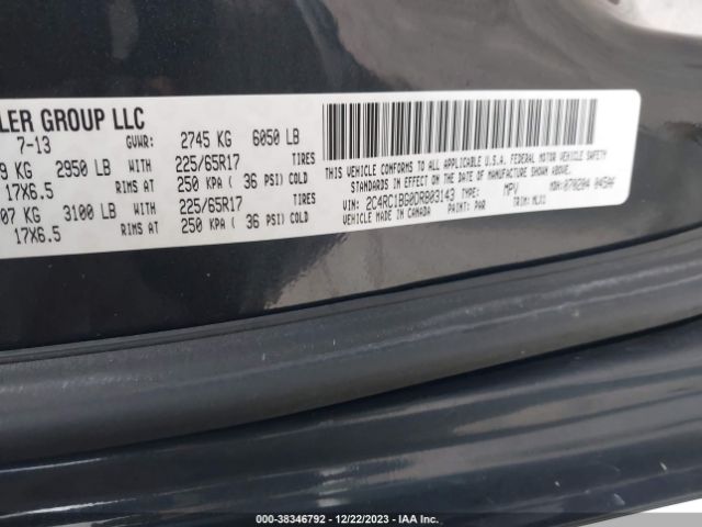 Photo 8 VIN: 2C4RC1BG0DR803143 - CHRYSLER TOWN & COUNTRY 