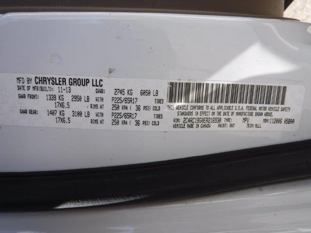 Photo 10 VIN: 2C4RC1BG0ER216930 - CHRYSLER MINIVAN 